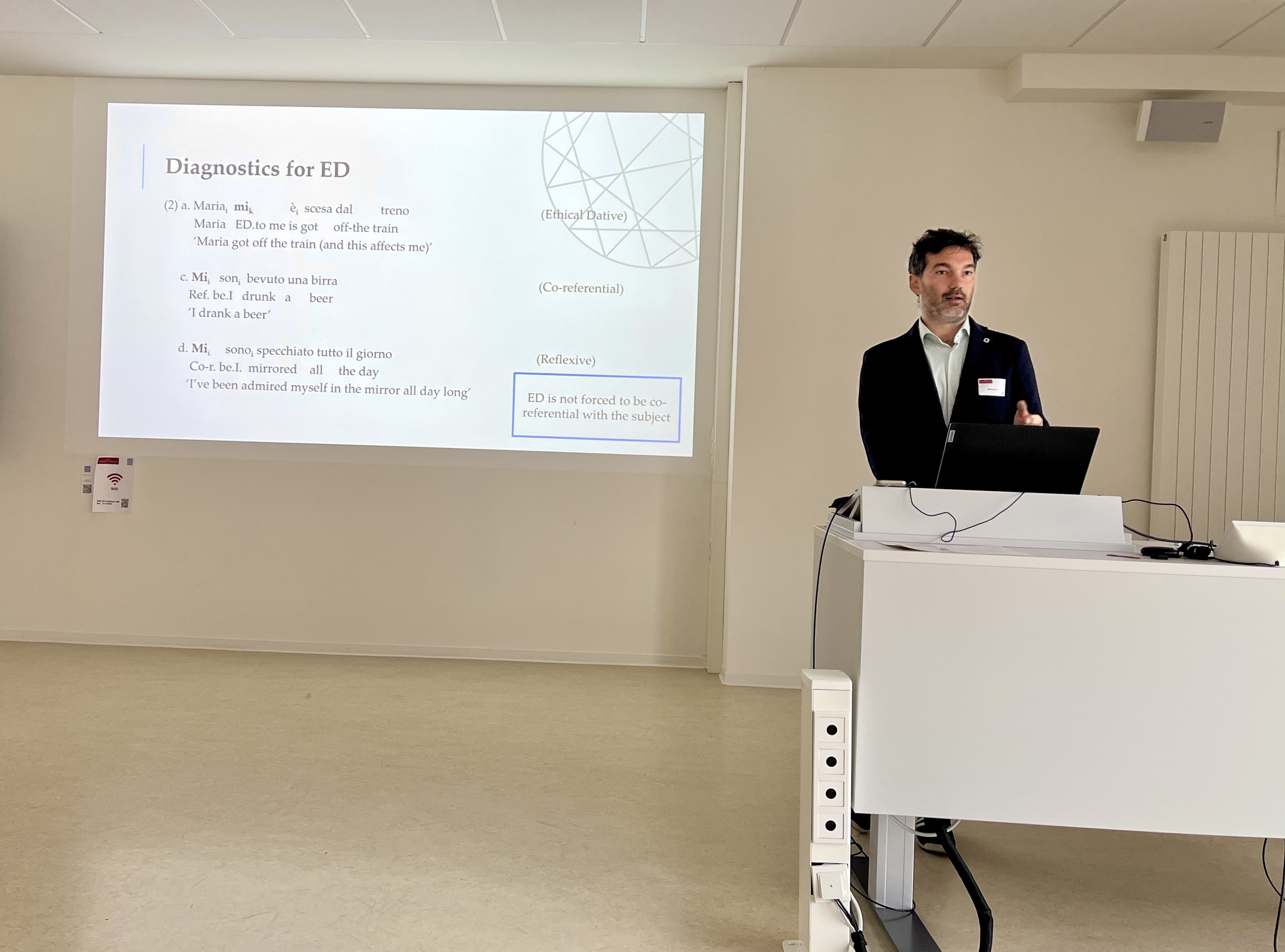 Matteo Greco on ethical datives