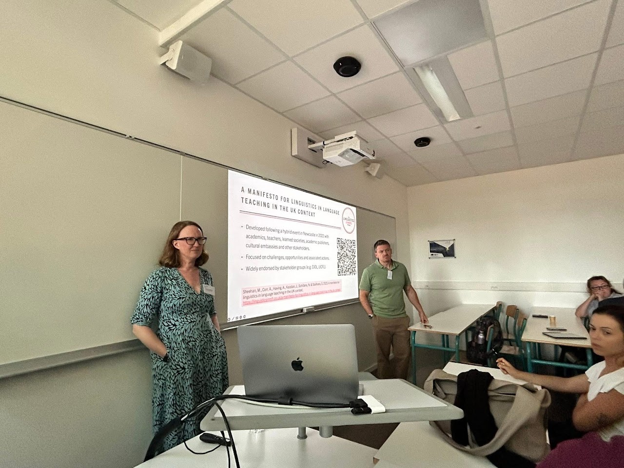 At the Outreach workshop with Alexandru Nicolae